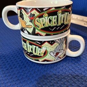 Warner Brothers Looney Tunes Bugs Bunny & Daffy‎ Duck "Spice it Up"  Bowl 2